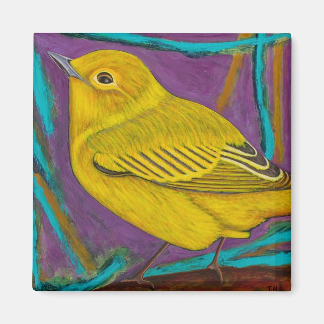 Íman Warbler amarelo (Frente)