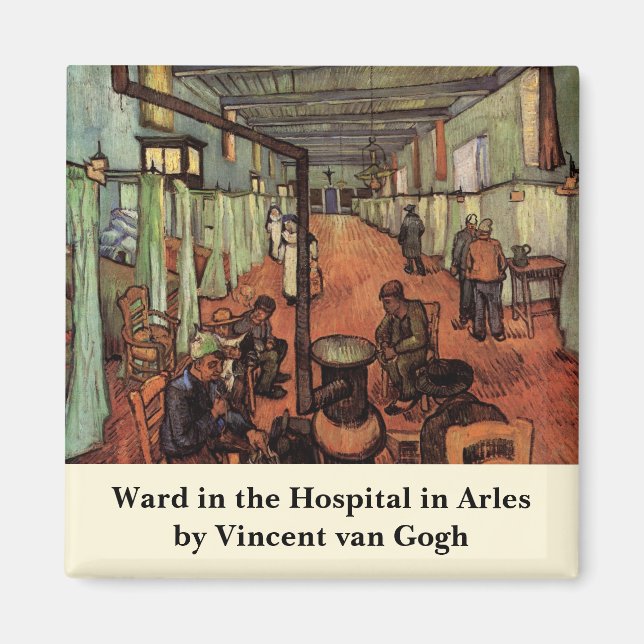 Íman Ward no Hospital de Arles por Vincent van Gogh (Frente)