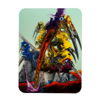 Íman Warlus Visual Art Amarelo Na moda