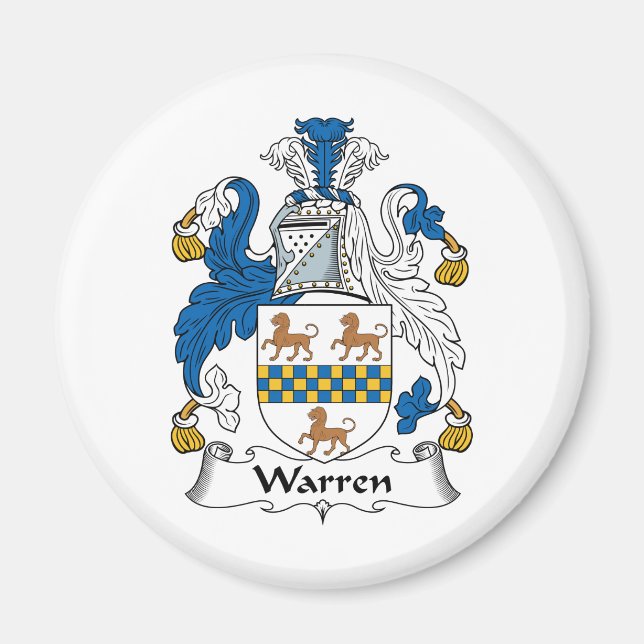 Íman Warren Family Crest (Frente)