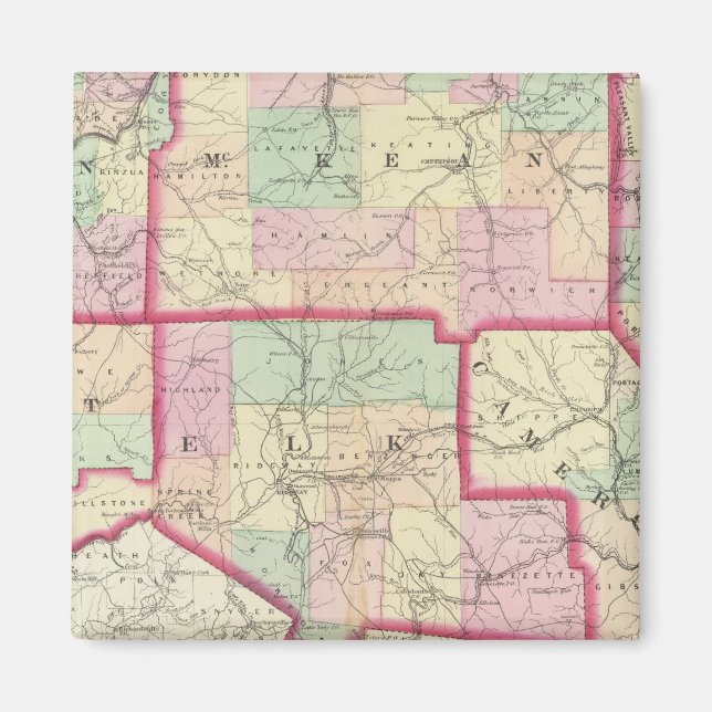 Íman Warren, McKean, Potter, Floresta (Frente)