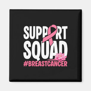 Íman Warrior do Cancer da Mama Suporte a Fita Rosa Quad