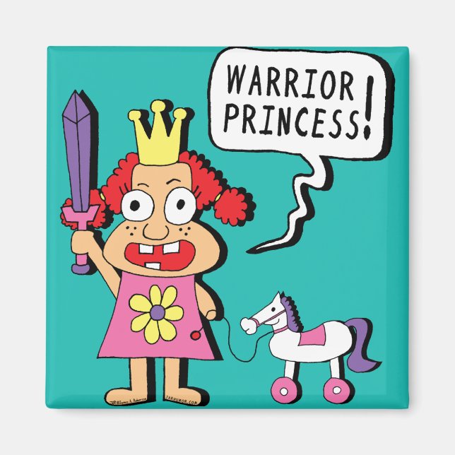 Íman Warrior Princess (Frente)