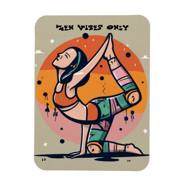 Íman Warrior Zen Personalizado (Vertical)