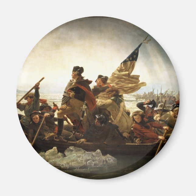 Íman Washington cruzando o Delaware - 1851 (Frente)