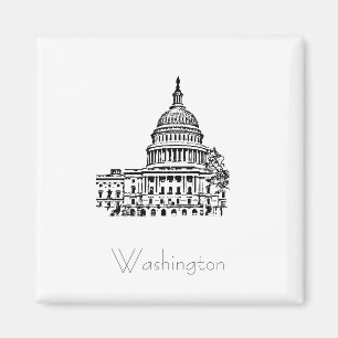 Íman Washington DC EUA Capitol Magnet
