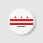 Íman Washington DC Flag Magnet<br><div class="desc">Mostre seu orgulho na sua cidade com este ímã divertido.</div>