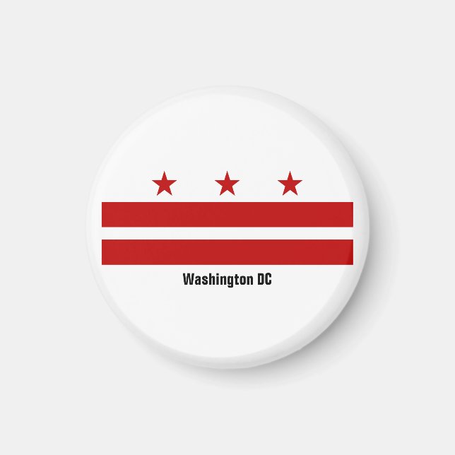 Íman Washington DC Flag Magnet (Frente)