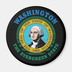ÍMAN WASHINGTON EVERGREEN STATE FLAG