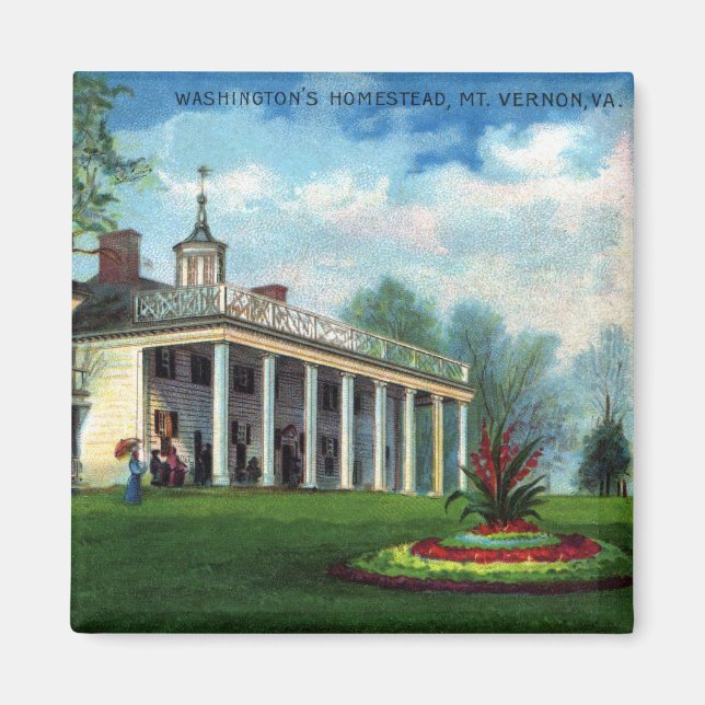 Íman Washington Homestead Mt. Vernon, VA (Frente)