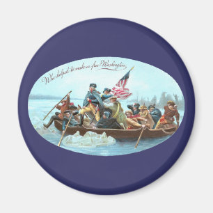 Íman Washington que cruza o Delaware