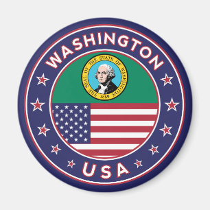 Íman Washington sticker, phone case, tote bag