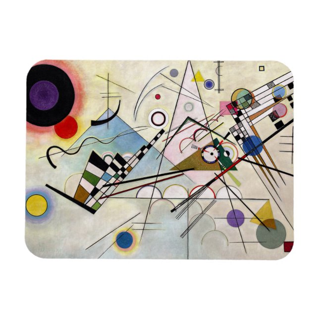 Íman WASSILY KANDINSKY - Composição VIII 1923 (Horizontal)