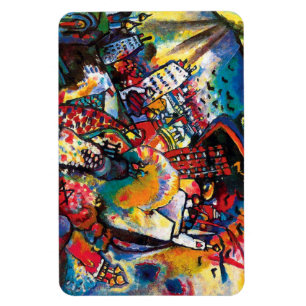 Íman Wassily Kandinsky - Paisagem Urbana de Moscou Arte