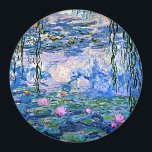Íman Water Lily, 1919, por Claude Monet,<br><div class="desc">Os famosos Lírios d'Água de Claude Monet,  1919,  pintando. Veja também cores sólidas correspondentes,  pinto-púrpura e Monet-blue.</div>