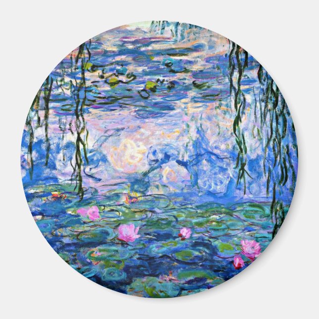 Íman Water Lily, 1919, por Claude Monet, (Frente)
