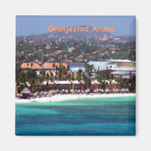 Íman Watercolor de Oranjestad, Aruba