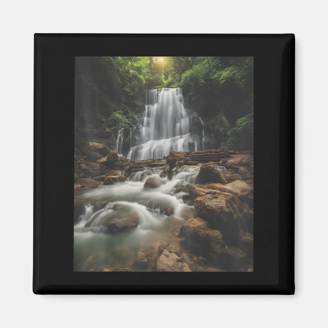Íman Waterfall Style Life_ Pastel Falls And Nature Call (Frente)
