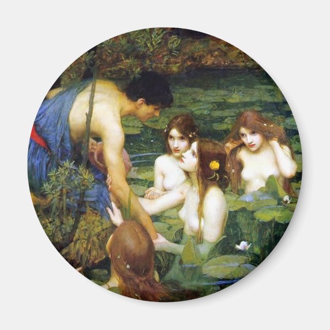 Íman Waterhouse Hylas e o Magnet dos Ninfhs (Frente)