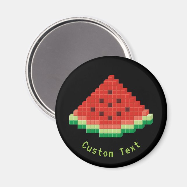 Íman Watermelon Pixel Art (Front/Back)