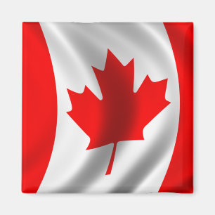 Íman Waving Canadian Flag