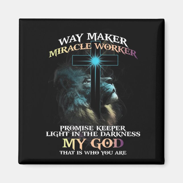 Íman Way Maker Miracle Worker Promise Keeper Light In D (Frente)