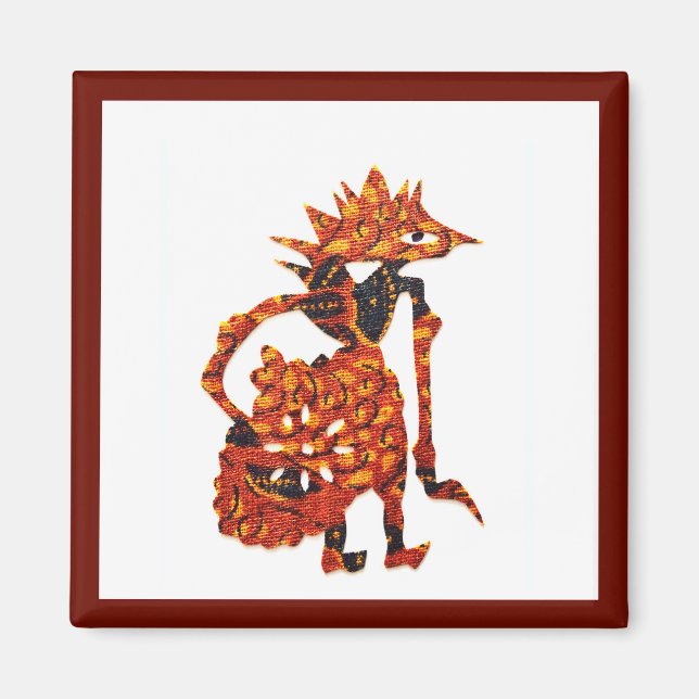 Íman Wayang no Magnet Batik I (Frente)