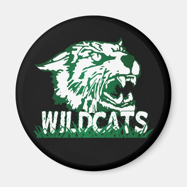 Íman Wayland Union Wildcats #4 (Frente)