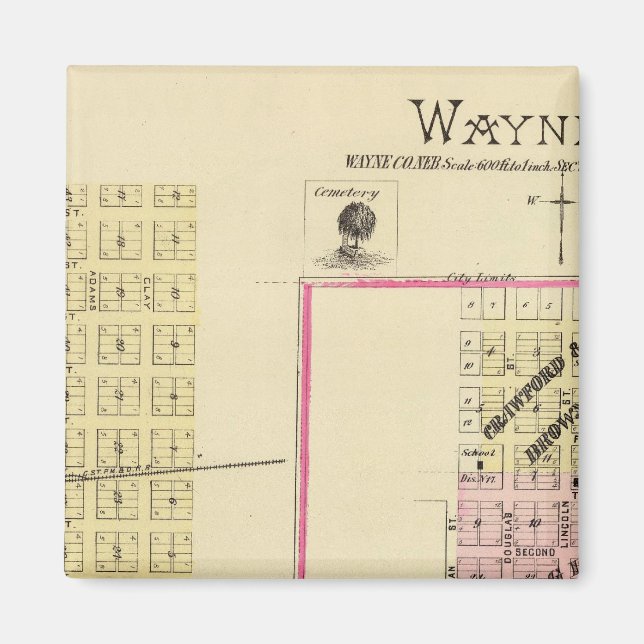 Íman Wayne, Nebraska (Frente)
