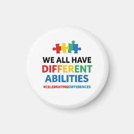 Íman We All Have Different Abilities Awareness Art