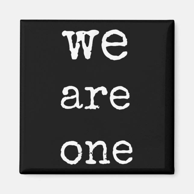 Íman We Are One Men Graphic Insre Tee Sitive Message  (Frente)