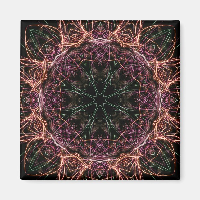 Íman Web of Color Kaleidoscope Magnet (Frente)