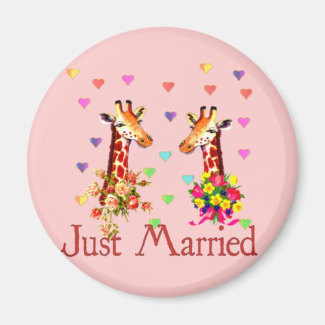 Íman Wedding Girafes (Frente)
