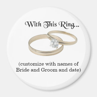 Íman Wedding Souvenir Magnet