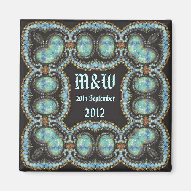 Íman Wedding Souvenir Magnet (Frente)