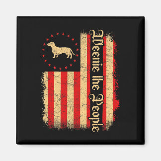 Íman Weenie O Povo 4 De Julho Bandeira Americana Dos EU
