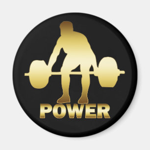 ÍMAN WEIGHTLIFTER DOURADO