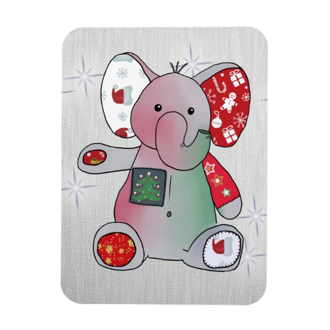 Íman Weihnachtselefent (Vertical)