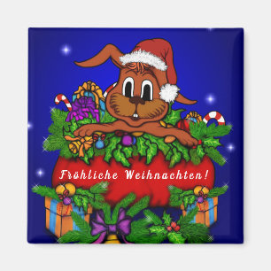 Íman Weihnachtskaninchen, natais Joviais!
