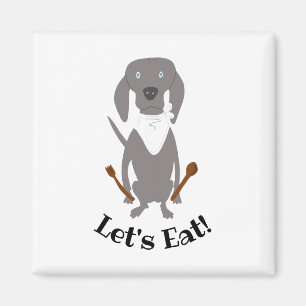 Íman Weim Chef Weimaraner Cinza Ghost Dog Cook