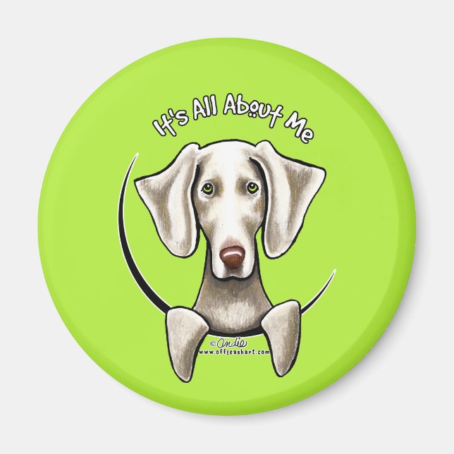 Íman Weimaraner IAAM (Frente)