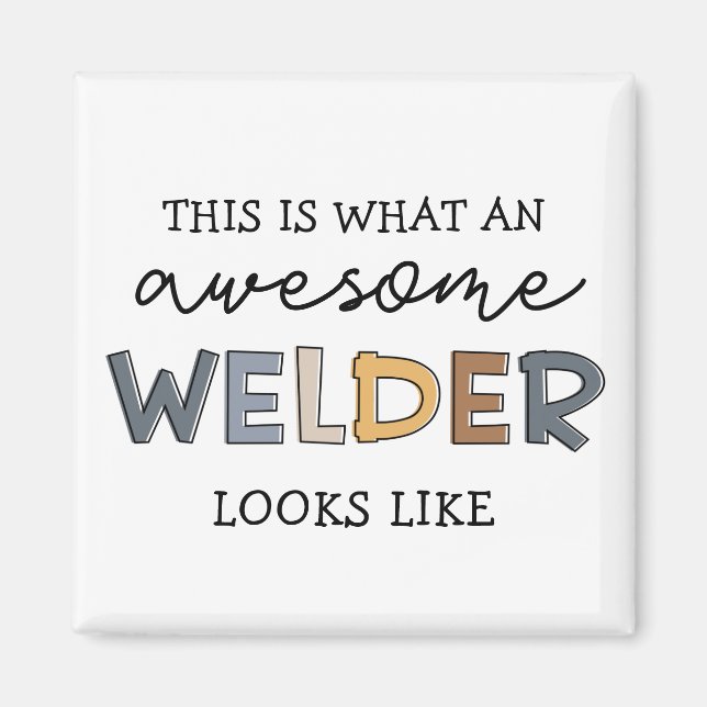 Íman Welder Funny Incrível Gifes do Solder (Frente)