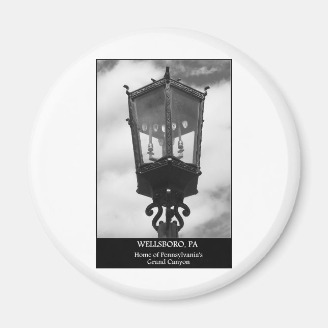 Íman Wellsboro, PA Home do Grand Canyon da Pensilvânia (Frente)