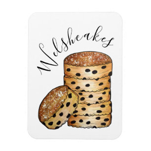 Íman Welsh Cakes Welshcakes Bakestones Reino Unido Comi