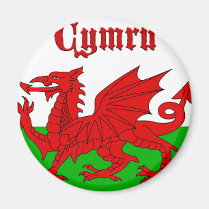 Íman Welsh Flag Cymru