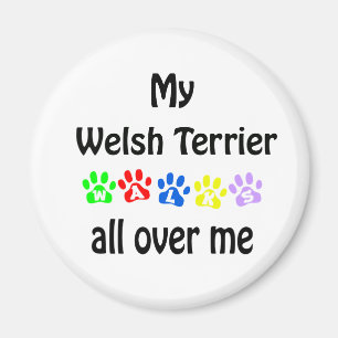 Íman Welsh Terrier Walks Design