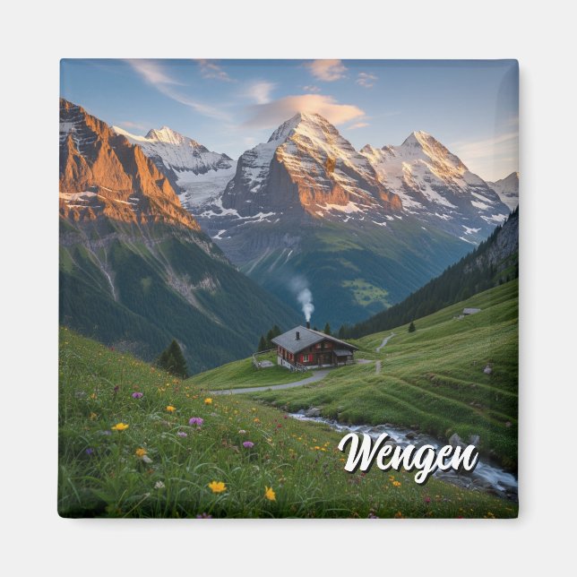 Íman Wengen Suiça (Frente)