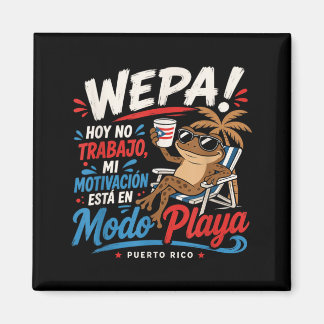 Íman Wepa Porto Rico Modo Praia Trabalho Coqui Engraçad