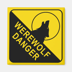 Íman Werewolf Square Magnet