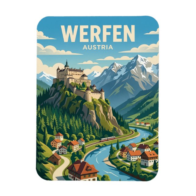 Íman Werfen Áustria (Vertical)